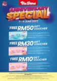 THE STORE – ANNIVERSARY SPECIAL! FREE GIFT VOUCHER!