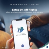 Malaysia Airlines Flight Tickets Extra 5% Off with App Booking