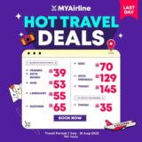 MYAirline flight deals for July and August 2023