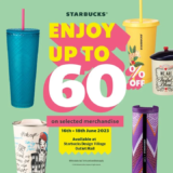 Starbucks Merchandise 60% Off Sale @ Design Village Outlet Mall