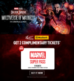 Get Marvel Super Pass + 2 Complimentary Tickets To Enjoy 3 Marvel Studios’ Movies 2022