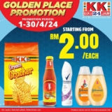 KK Super Mart Golden Place Promotion on April 2024
