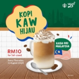 Malaysia’s Independence Day Celebration: Save RM10 on Tall Kopi Kaw Hijau with Flag Wear in August