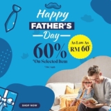Hush Puppies Happy Father Day 60% Off Sale