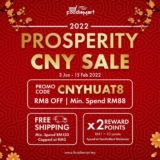 FoodieMart 2022 Prosperity CNY Sales RM8 Promo Code + Free Shipping