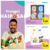 Lotus’s Supermarket Promosi Thaipusam until 24 Jan 2024