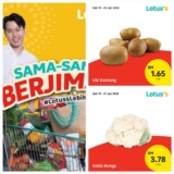 Lotus’s Supermarket Great Savings Sale until 19 Jan 2024