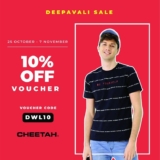 Cheetah Deepavali Sale 10% Off Voucher Code