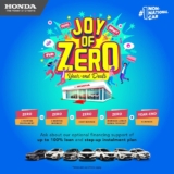 Honda Honda’s Joy for Zero Year-End Deals November Promotion