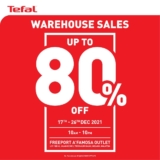 Tefal Warehouse Sale December 2021