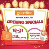 GUARDIAN PAVILION BUKIT JALIL Opening Promotions