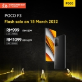 POCO F3 x Shopee 3.15 RM999 Flash Sale