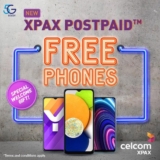 Celcom NEW XPAX POSTPAID 60 Free Phones Giveaway