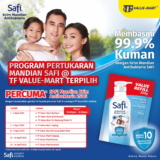 Free Safi Antibacterial Shower Cream Giveaway