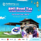 Hati Girang Balik Kampung With RM1 Road Tax