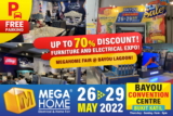Megahome Electrical and Home fair 2022 @ Bayou Lagoon Up to 70% Off Sale