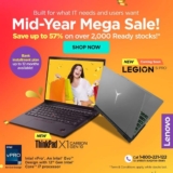 Lenovo Laptop Up to 57% Off During Mid-Year Mega Sale 2022