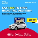 PolicyStreet Offers Free Road Tax Delivery with Car Insurance Renewal