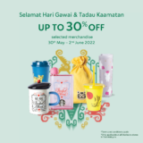 Celebrate Hari Gawai and Tadau Kaamatan with Starbucks Merchandise 30% Off Sale