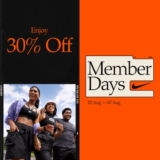 Nike Malaysia giving extra 30% off to app members on August 2022