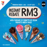 Wall’s Cornetto Ice Cream RM3 Instant Rebate at 7-Eleven Malaysia