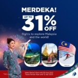 Malaysia Airlines Celebrate National Day by planning your next holiday at up to 31% off flights!