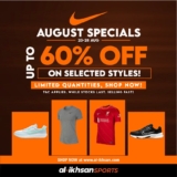 Nike x Al-Ikhsan Sports August Special Sale up to 60% Off