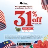 Fipperslipper Malaysia Day Special 30% Off Happy Hour Sale