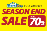 HomePro Malaysia Season End Sale 2022