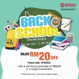 SOGO Back To School Online Deals 2022