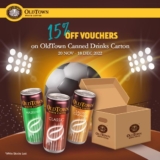 OLDTOWN Canned Drink Cartons Extra 15% Off World Cup 2022 Promotion