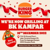 Burger King Kampar Outlet Opening Free Meals Giveaway