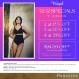 Triumph & sloggi 12.12 Sale at Parkson