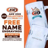 A&W Limited Edition Collector’s Mug for FREE Engravings on Dec 2022