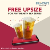 Gong Cha Free Upsize For Tea Series Promotion