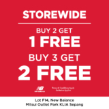 New Balance Mitsui Outlet Park KLIA Sepang Year End Sale 2022