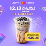 Tealive 12.12 Sale up to 50% Off