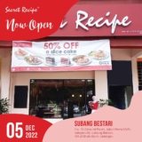 Secret Recipe Subang Bestari Outlet Opening Promotions