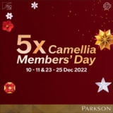 Parkson x Shiseido Camellia Member Day Dec 2022