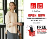 UNIQLO Tropicana Gardens Mall Opening Free Tote Bags Giveaway