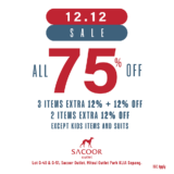 Sacoor x Mitsui Outlet Park KLIA Sepang 12.12 Sale 2022