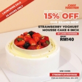 Cake Together RM40 OFF + ADDITIONAL 15% DISCOUNT Flash Sale Dec 2023