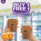 CU Weekday Flash Sale Buy 1 Free 1 CU Iced Milk Chocolate Promotion Dec 2022