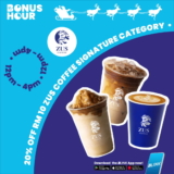 ZUS Coffee’s RM10 Signature Drink Voucher for claim with BonusLink