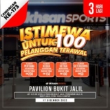 Al-Ikhsan Sports Pavilion Bukit Jalil Outlet Opening Free up to RM200 Cash Vouchers Giveaway