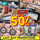 Watsons Kaw Kaw Sale up to 50% Off On Dec 2022