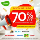 Giant Malaysia Extends Warehouse Sale Until 2 January 2023