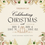 Valiram Celebrating Christmas Buy more, save more Promotion Dec 2022