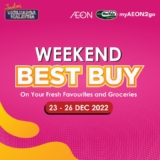 AEON Weekend Best Buy Sale for 23 – 26 Dec 2022