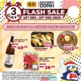 DON DON DONKI 3 Days Flash Sale for  18 – 20 Dec 2022